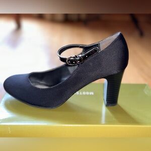 Suede patent leather Mary Jane 3” Heel